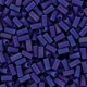 Miyuki Bugle 3mm Beads Matte opaque cobalt ab BGL1-414FR